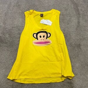 Paul Frank Yellow Tank Top with Tags